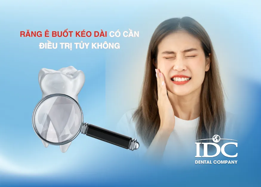 Răng ê buốt kéo dài có cần điều trị tủy răng không?