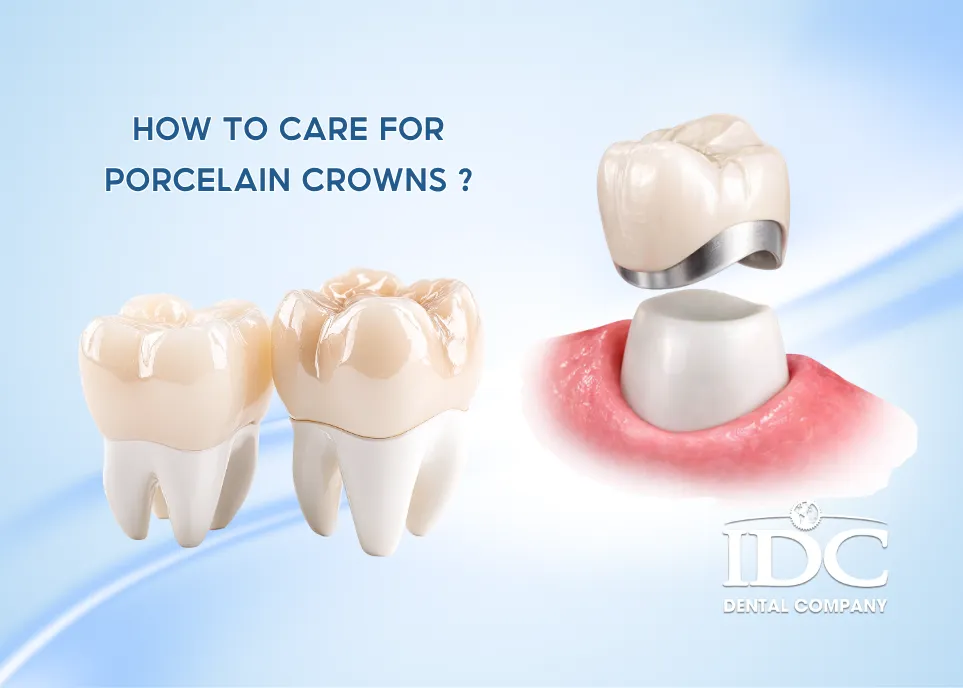 How to care for porcelain crowns to keep them durable and beautiful