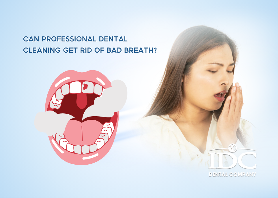 Can professional dental cleaning get rid of bad breath?