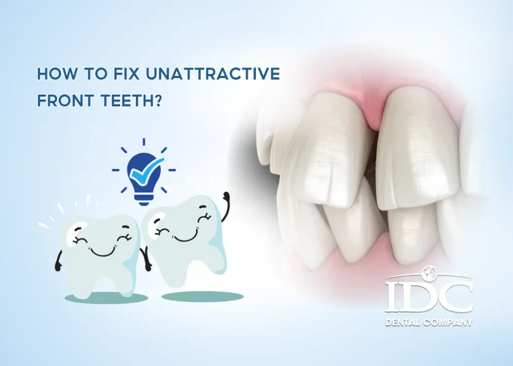 How to Fix Unattractive Front Teeth